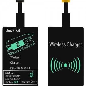 Qi / Micro USB Type-B ადაპტერი
