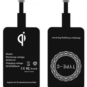 Qi / USB Type-C ადაპტერი